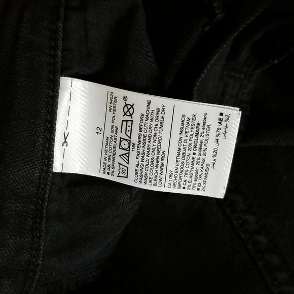 OLD NAVY Black Super Skinny Mid-Rise Jeans - Picture 5 of 6
